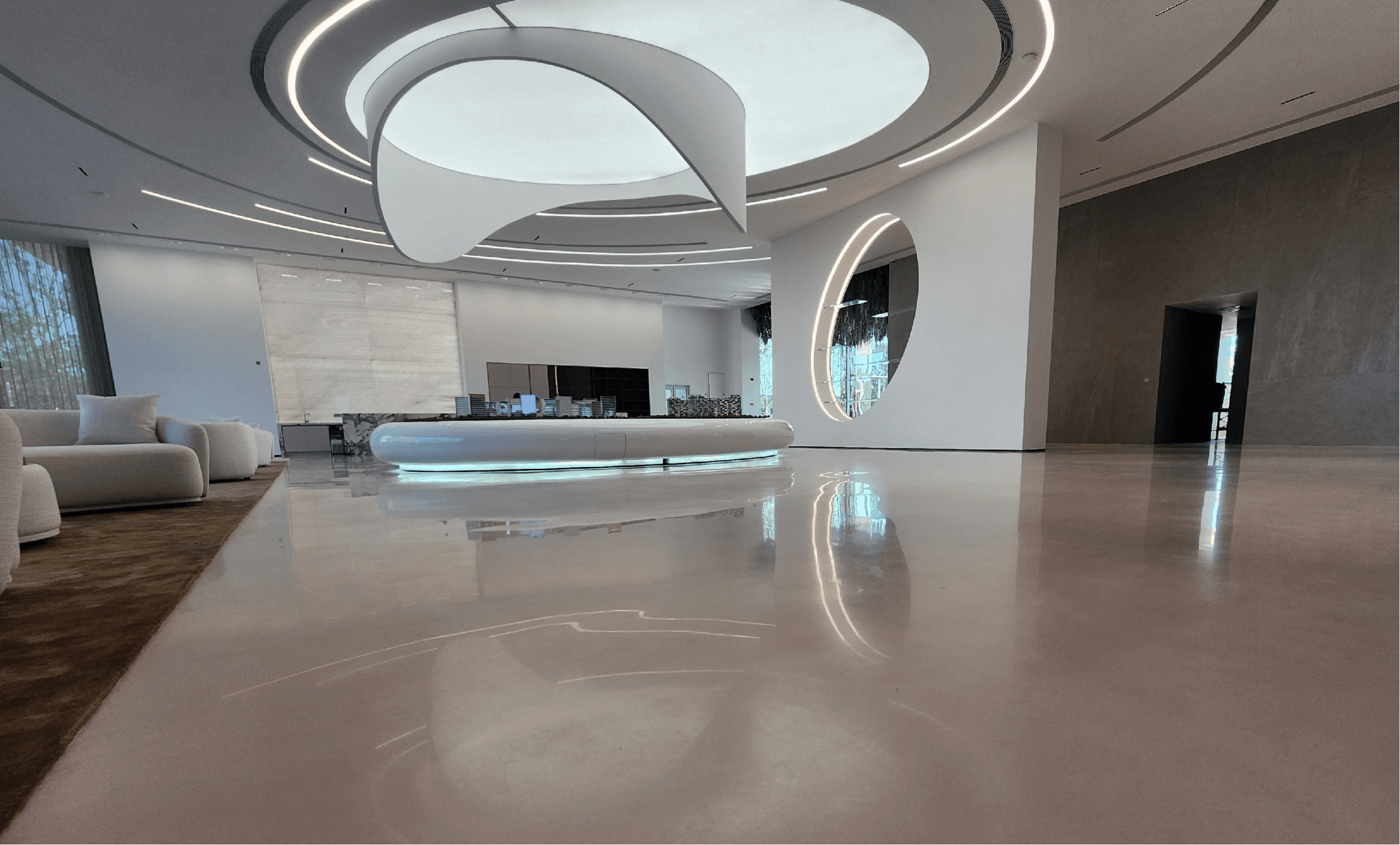 无锡中鹰黑森林售楼处地坪工程
Sales Office Floor Project of CEG Wuxi